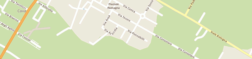 Mappa della impresa alce garden - srl a FORLI 