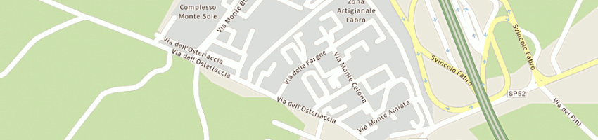 Mappa della impresa bianchini giovanni autocarrozzeria a FABRO