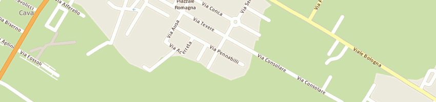 Mappa della impresa manuzzi a FORLI 