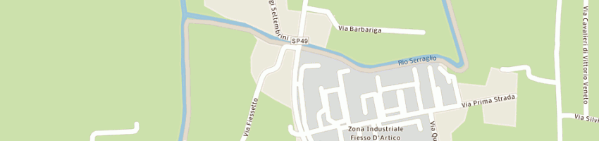 Mappa della impresa bar martignon alessandro a FIESSO D ARTICO