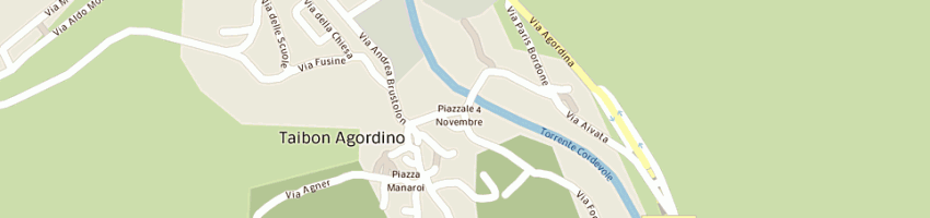 Mappa della impresa farenzena morena a TAIBON AGORDINO