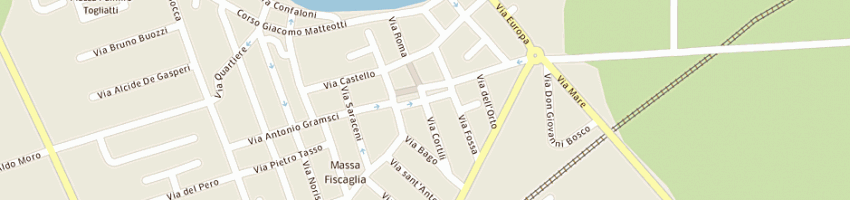 Mappa della impresa latta eveno a MASSA FISCAGLIA