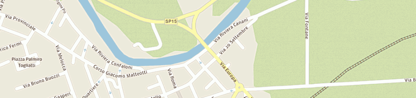 Mappa della impresa cervi gianluca a MASSA FISCAGLIA