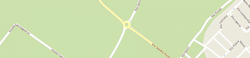 Mappa della impresa bassi bruno a RUSSI