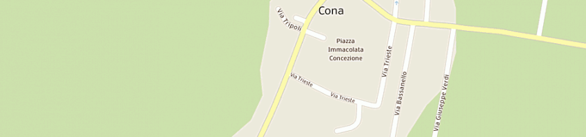 Mappa della impresa biscaro adriana a CONA