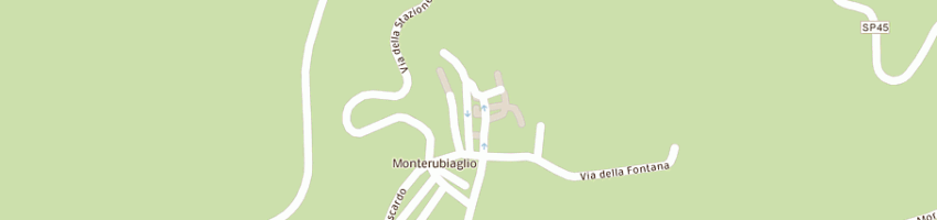 Mappa della impresa unita' sanitaria locale dell'orvietano a CASTEL VISCARDO