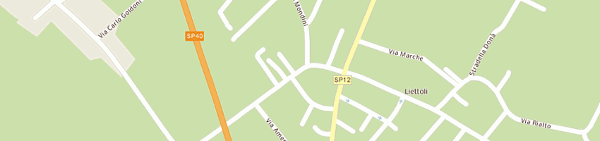 Mappa della impresa autoincontro di sanavia loris e c (sas) a CAMPOLONGO MAGGIORE