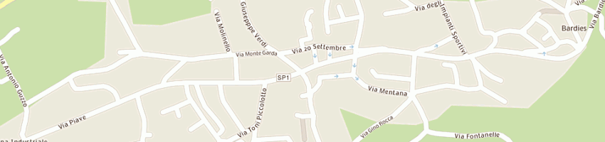 Mappa della impresa flexpiave snc a LENTIAI