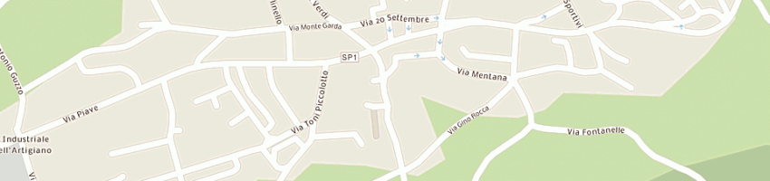 Mappa della impresa luzzatto gino a LENTIAI
