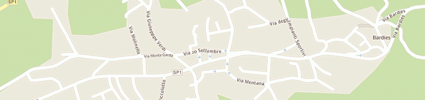 Mappa della impresa bianchi a LENTIAI