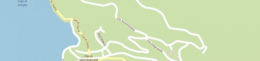 Mappa della impresa corpo nazionale soccorso alpino a ALLEGHE