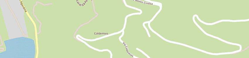Mappa della impresa cassa rurale ed artigiana di cortina d' ampezzo e delle dolomiti - a SAN TOMASO AGORDINO