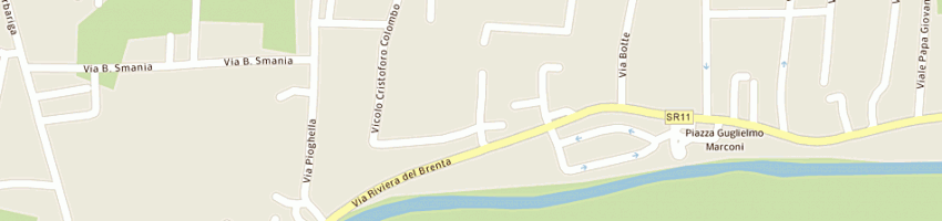 Mappa della impresa andreato cesira a FIESSO D ARTICO