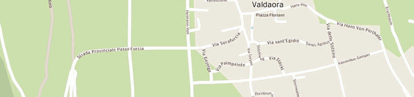 Mappa della impresa felder erika a VALDAORA