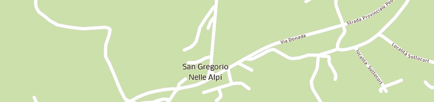 Mappa della impresa perenzin livio a SAN GREGORIO NELLE ALPI