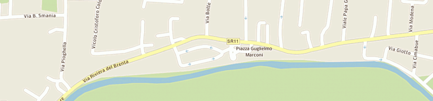 Mappa della impresa marchetto giuseppe a FIESSO D ARTICO
