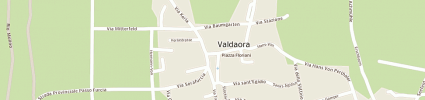 Mappa della impresa mittermair sas a VALDAORA