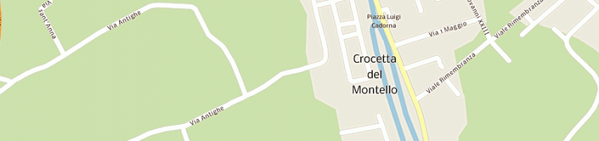 Mappa della impresa veneta setole e crine srl a CROCETTA DEL MONTELLO