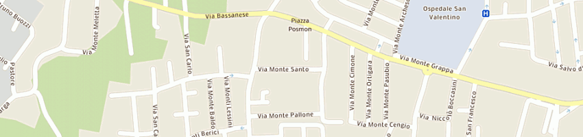 Mappa della impresa ptr srl a MONTEBELLUNA