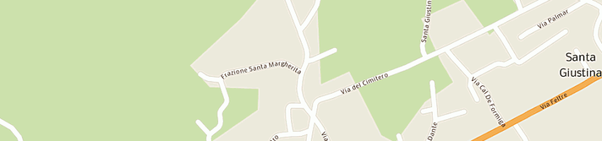 Mappa della impresa giazzon remo a SANTA GIUSTINA