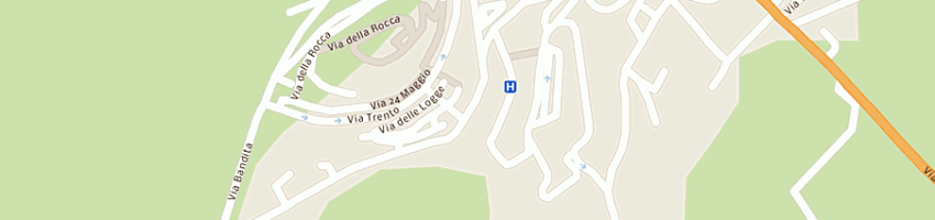 Mappa della impresa ristorante il capitano di robustelli luciano sas a MONTEFIASCONE