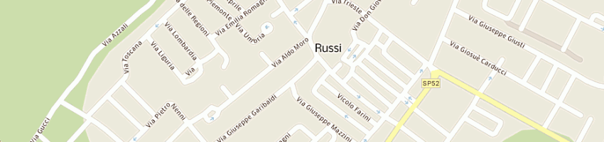 Mappa della impresa gm service di mambelli gianluca a RUSSI