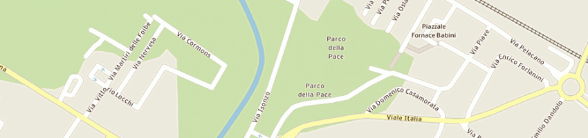 Mappa della impresa bar stazione fs ristoratore a FORLI 