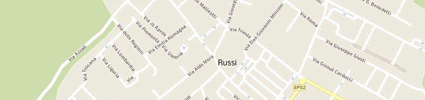 Mappa della impresa barzanti e ceccaroli snc a RUSSI