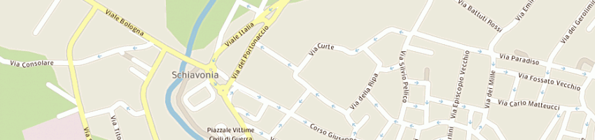 Mappa della impresa falcini elena a FORLI 