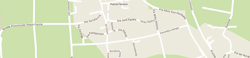 Mappa della impresa egger franz a VALDAORA