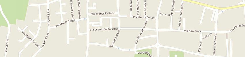 Mappa della impresa autoscuola biemme di berdusco g coras m e c (snc) a MONTEBELLUNA