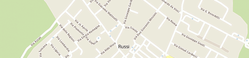 Mappa della impresa fabbri flavia a RUSSI