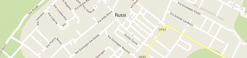 Mappa della impresa ferretti ermete e c (snc) a RUSSI