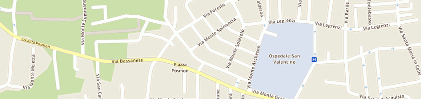 Mappa della impresa lazzaro stefano a MONTEBELLUNA