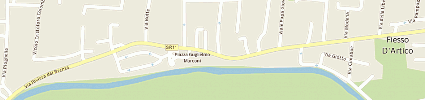Mappa della impresa banca antoniana popolare veneta soc coop per azioni a resp lim a FIESSO D ARTICO