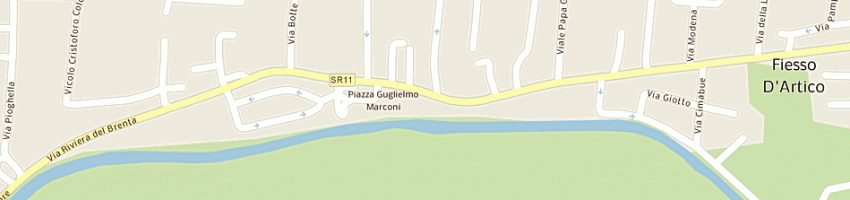 Mappa della impresa ciccolallo alessandra a FIESSO D ARTICO