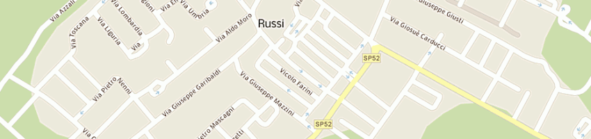 Mappa della impresa cafaggi mirko a RUSSI