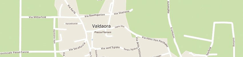Mappa della impresa agstner franz josef a VALDAORA