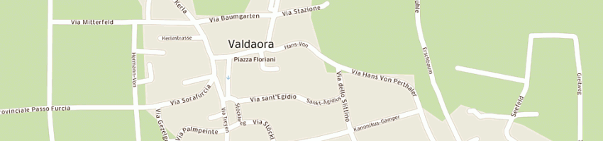 Mappa della impresa drogheria erboristeria dejaco gerhard a VALDAORA