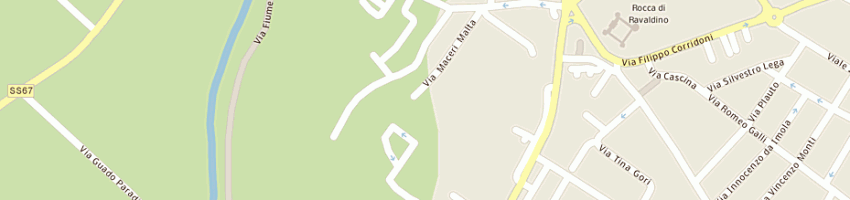 Mappa della impresa albonetti antonio a FORLI 