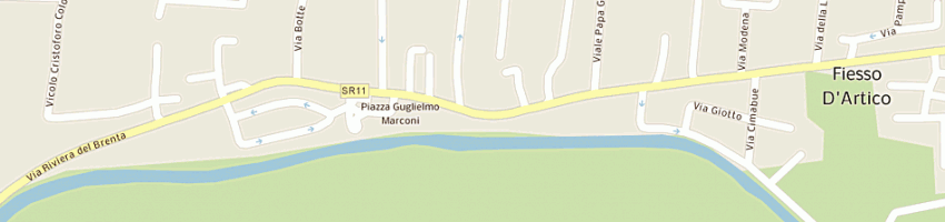 Mappa della impresa enobar k2 snc di belluco annalisa e chimari paolo a FIESSO D ARTICO