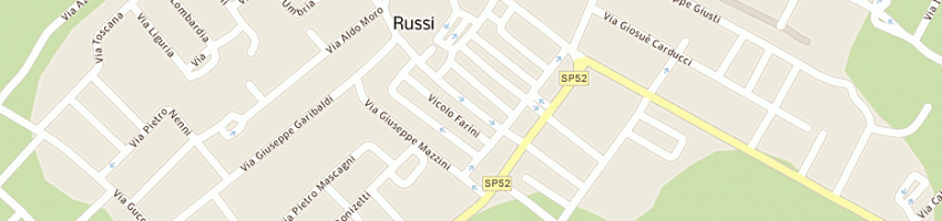 Mappa della impresa minguzzi maurizio a RUSSI