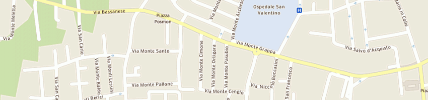 Mappa della impresa studio termotecnico fantuzzi ing girolamo e aggio pi gianni a MONTEBELLUNA