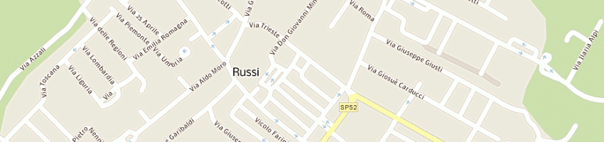 Mappa della impresa flli succi e c snc a RUSSI