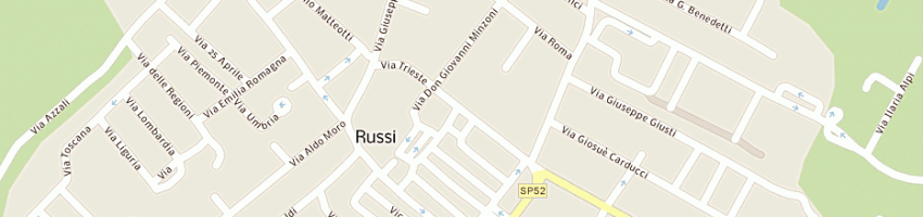 Mappa della impresa mirella e paolo a RUSSI