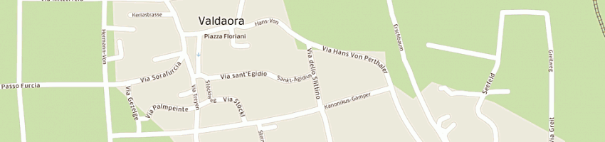 Mappa della impresa hotel villa tirol a VALDAORA