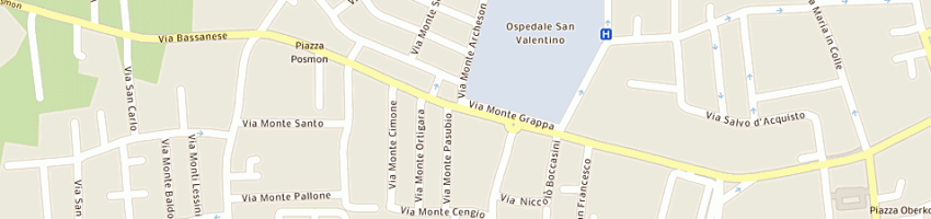 Mappa della impresa cab di piovesan gianni a TREVISO