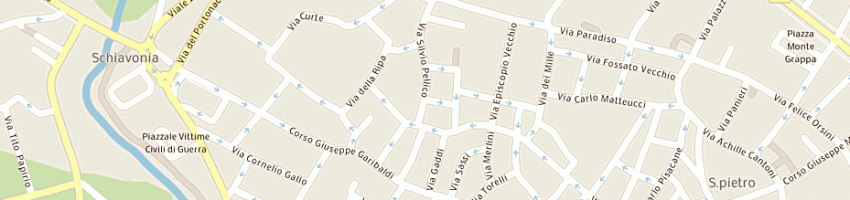 Mappa della impresa porcellini davide a FORLI 