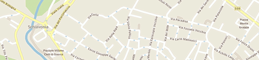 Mappa della impresa andri srl a FORLI 