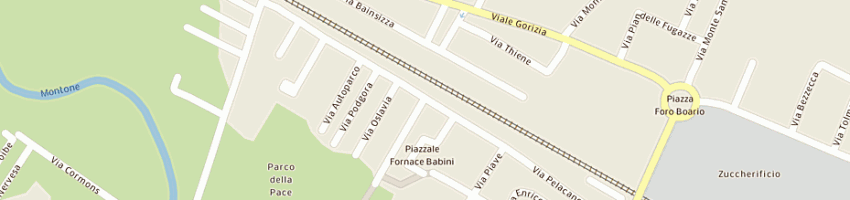 Mappa della impresa bar tabaccheria del mulino di verdirame fulvio a FORLI 